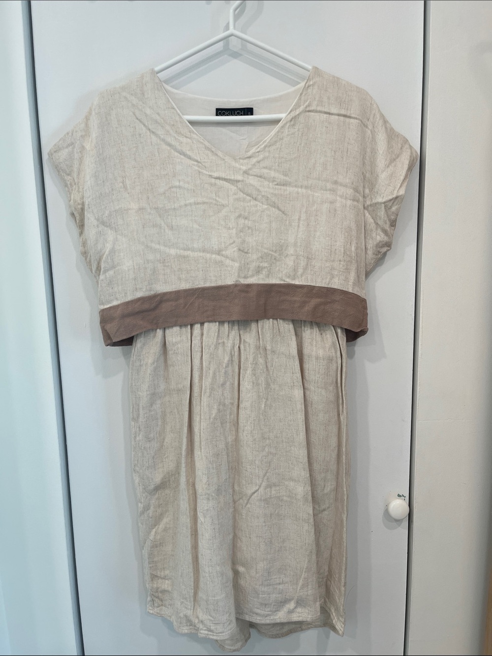 Cokluch Linen Blend Dress – Size Small